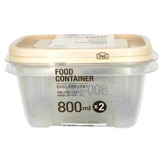 LocknLock 樂扣樂扣 EZ LOCK保鮮盒, 2個容器及相配的蓋子, 2個