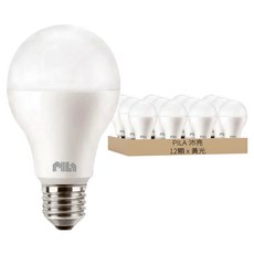 PILA 沛亮 LED燈泡 8.8W 3000K 黃光, 12顆
