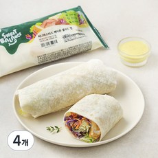 스윗밸런스 허니머스타드 케이준 샐러드 랩, 165g, 4개