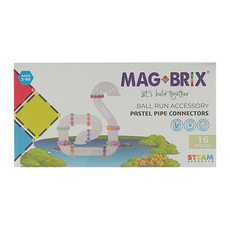 MAGBRIX 樂高球道連結配件, 粉彩 16片, 1組