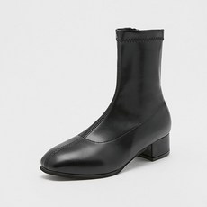 ChakanShoes 低跟方頭側拉鍊襪靴 BSLTS4a80c0