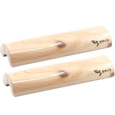 케이솔루션 편백나무 경침 허리베개 2p, 혼합색상