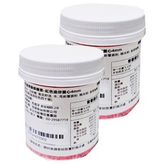 茂順食品 可食用裝飾糖果 紅色迷你愛心 4mm, 65g, 2罐