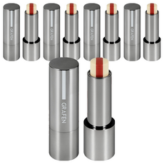 GRAFEN 男士三重裸感護唇膏, 紅棕色, 5個