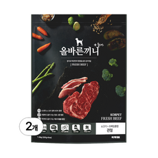 국개대표 강아지 올바른끼니 기능성 사료, 뼈/관절강화, 1.2kg, 2개