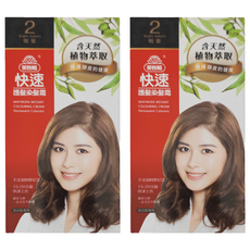 美吾髮 快速護髮染髮霜, 2 明栗色, 2盒