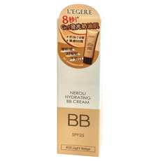 L'EGERE 橙花原液保濕BB霜 SPF25 潤色遮瑕 保濕提亮 毛孔隱形 物理防曬, 02明亮色, 25ml, 1條