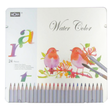 MONA 蒙納 水溶色鉛筆 70506-24 3歲以上, 24色, 1盒