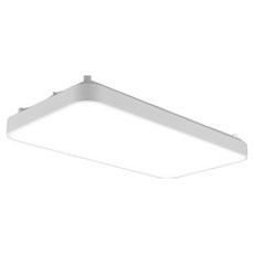 멜리빙 라이트 심플 조명 거실 천장등 플리커프리 LED60W, 화이트 + 주광색