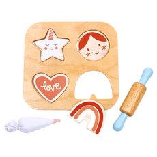 mentari 糖霜餅乾組，適合2歲以上兒童, 1組, 4塊