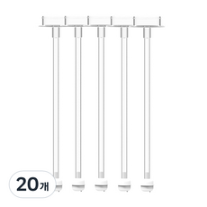 soonsooa 雙心奶瓶替換吸管, 混色, 20個