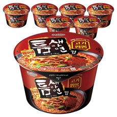 틈새라면 팔도 고기짬뽕 컵라면 105g, 7개