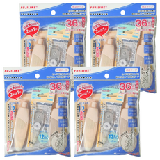 TEMPO 節奏牌 FUJILINE 修正帶 12米大容量2 + 1芯組合包 2包, 橘色, 2組