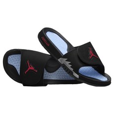 NIKE 耐吉 JORDAN 喬丹 男款 HYDRO 5 RETEO 拖鞋 555501-061, 25 cm, 黑藍色