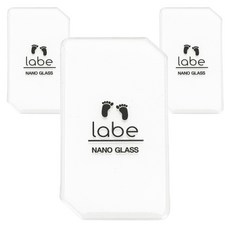 LABE 奈米玻璃足部去角質器, 1入, 3個