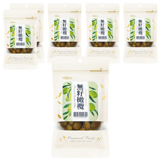 惠香 無籽橄欖, 果肉厚實 脆甜回甘, 貼心夾鏈袋包裝, 110g, 6包