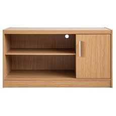 TZUMii 職人加厚單門二格電視櫃 ST-480TV-NA, 91cm, 1個