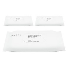 생활공작소 건조기용 드라이시트 섬유유연제 오리엔탈 플로럴향 본품, 80개입, 3개