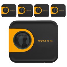 투코비 코마 휴대용 자동 연필깎이 TC-M2, 오렌지, 5개