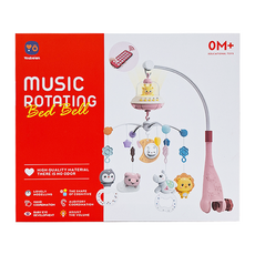 PLAYFUL TOYS 頑玩具 音樂旋轉床鈴 3歲以上, 粉色, 1盒