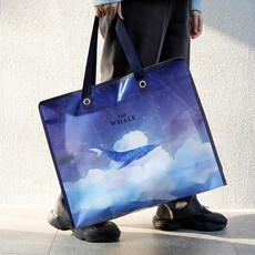 Pinkfoot 鯨魚防水帆布購物袋 2款, 1組, 混色