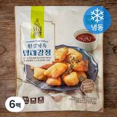 튀김공방 사옹원 흰살가득 명태강정 (냉동), 350g, 6팩