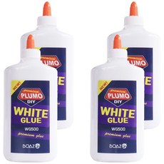 보아스린 글루 슬라임 470ml WG500, 4개, 화이트