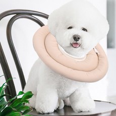 DING DONG PET 寵物防咬舔頭套圈, 米色, 1入