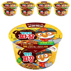 팔도 뽀로로 짜장라면 77g, 5개