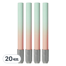 미소로운 연필 홀더 세트 A타입, 20세트, 민트핑크