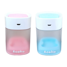 AcoMo PPS II USB 紫外線 2 分鐘奶嘴個人消毒器 無雙酚A 體積小 外出攜帶方便 殺菌率99.9% 紫外線+臭氧消毒, PPS2-B + PPS2-P, 藍色 + 粉色