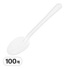 코멧 일회용 숟가락 투명, 1개, 100개입