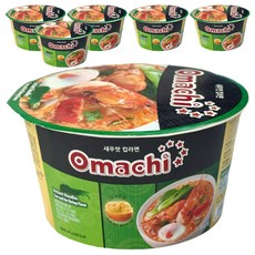 오마치 컵라면 새우맛 87g, 6개