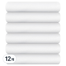 송월타월 업소용 미용 가벼운 다용도 세면타올 34, 12개, 화이트