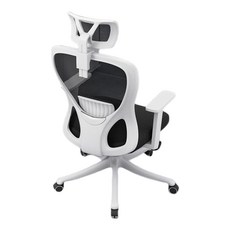 SEAT SET 辦公椅 OCA8, 13kg, 白框, 人體工學設計, 透氣網布, 可調節高度