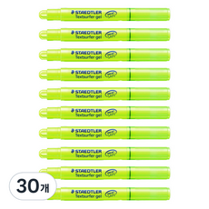 STAEDTLER 施德樓 Textsurfer凝膠固體螢光筆 264, 黃色, 30個