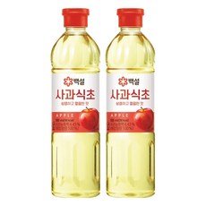 백설 사과식초, 500ml, 2개