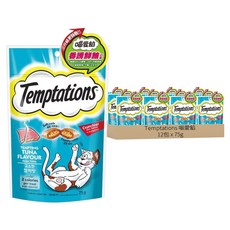 Temptations 喵愛餡 貓點心 Set 12包, 香誘鮮鮪口味, 75g