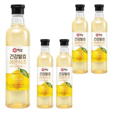 CJ BEKSUL 白雪 健康發酵檸檬醋, 800ml, 5個