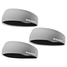 3個組Winable男女通用運動涼爽髮帶健身跑步吸汗防汗帶