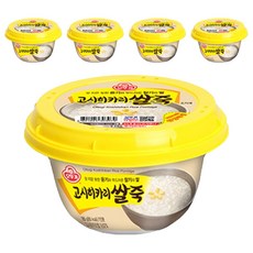 오뚜기 고시히카리 쌀죽, 285g, 5개