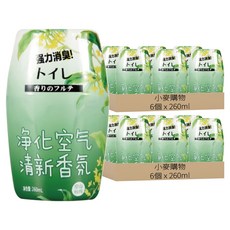 小麥購物 浴室香氛 桂雨 260ml 天然植物消臭 清新花香調, 289g, 12個