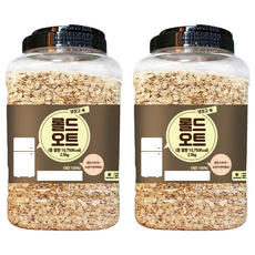 冰箱適合燕麥片, 2.5kg, 2罐