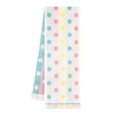 MARUSHIN 丸真 Eco de Cool 涼感運動毛巾 日本製造 16x90cm 50%棉 50%涼感紗, 繽紛點點粉, 1條