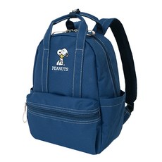 Kiiwi O SNOOPY 城市漫遊後背包 藍色 尼龍材質, 24 x 13.5 x 32cm