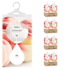 FaSoLa 3合1櫥櫃掛式吸濕香氛袋 FA-ZF-233B, 240g, 8包