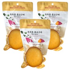 한울푸드 촉촉한 꿀고구마, 120g, 3개