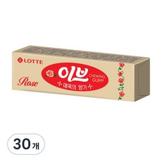 롯데 이브로즈 껌, 26g, 30개