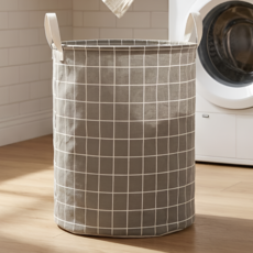 살림여왕 다용도 접이식 빨래바구니, 그레이