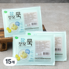맑은물에 참청포묵, 300g, 1개입, 15개